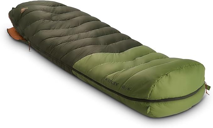 Kelty Supernova Down Sleeping Bag, Compact + Lightweight, Roomy Shape for All Body Types and Sleep Positions, Recycled Shell Fabrics