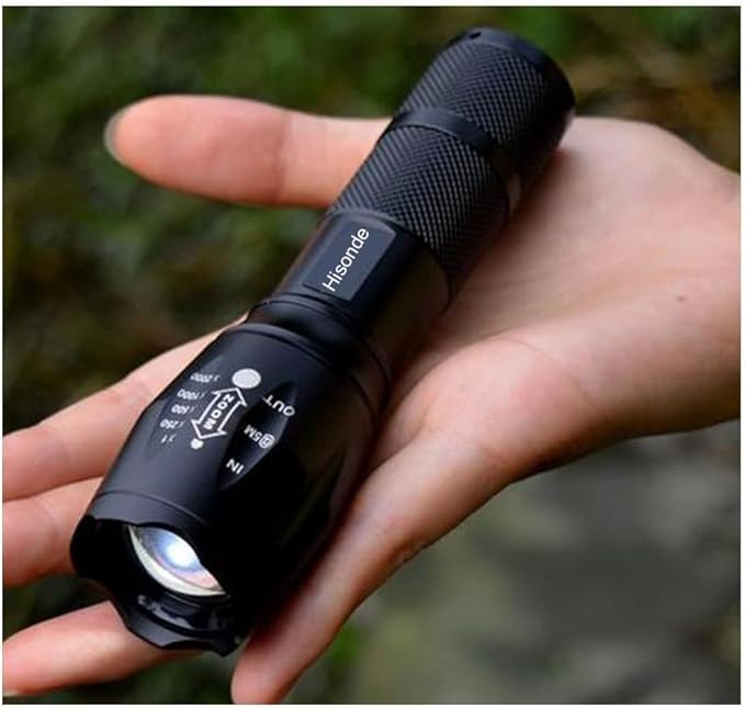 Military Grade 5 Mode High Lumens Tactical Led Waterproof Flashlight (4-Pack)