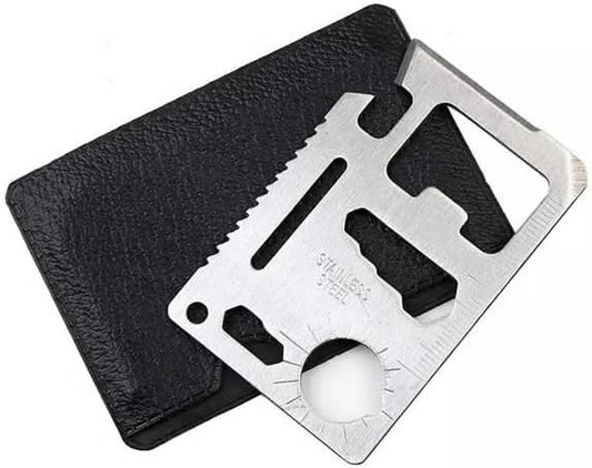 11 in 1 Pocket Survival Credit Card Multi-Tool (1 Pack)