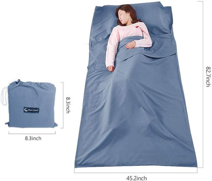 Sleeping Bag Liner Camping Travel Sheet Lightweight Hotel Sheet Compact Sleep Bag Camping Youth Hostels