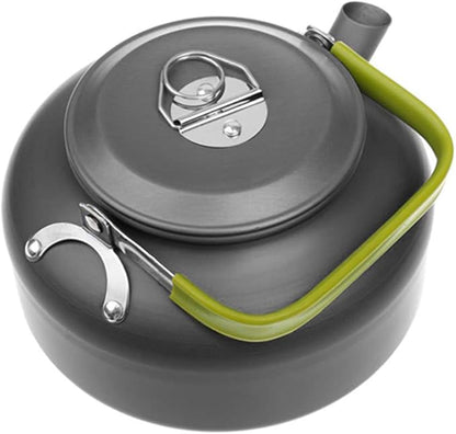 Docooler Tea Kettle, Stainless Steel Teapot, Portable Coffee Pot, Whistling Water Kettle, Camping Picnic Stove Top 0.8L/1.1L/1.2L/1.6L
