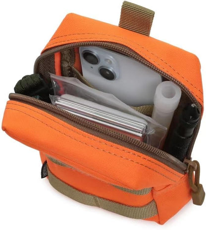2 Pack Molle Pouches - Tactical Compact Water-Resistant EDC Pouch
