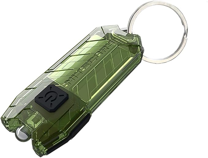 Nitecore Tube v2.0 Keychain Flashlight, 55 Lumen USB Rechargeable Ultra Lightweight Compact (Olive)
