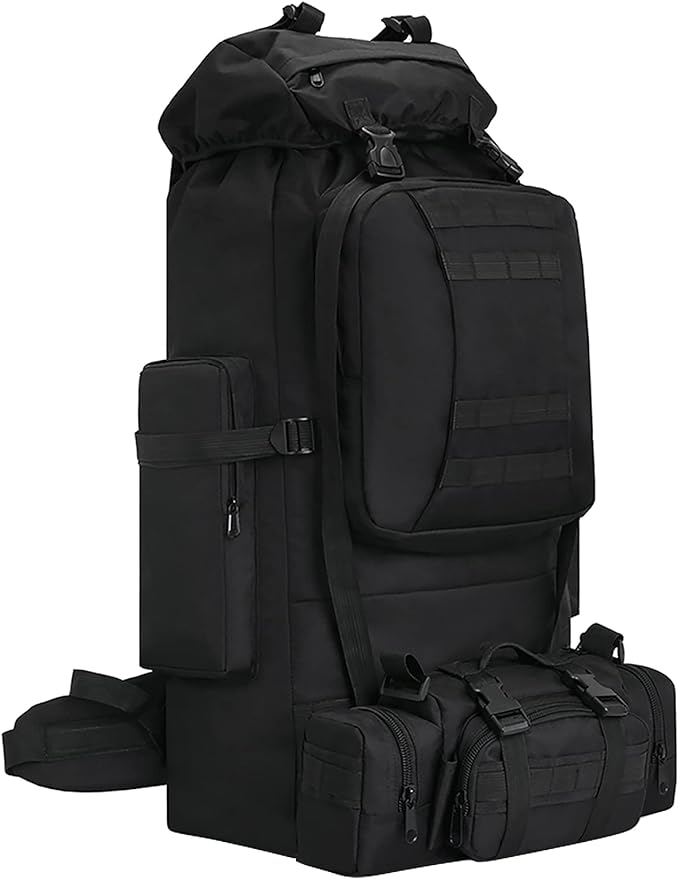 100L Camping Hiking Backpack Molle Rucksack Military Camping Backpacking Daypack