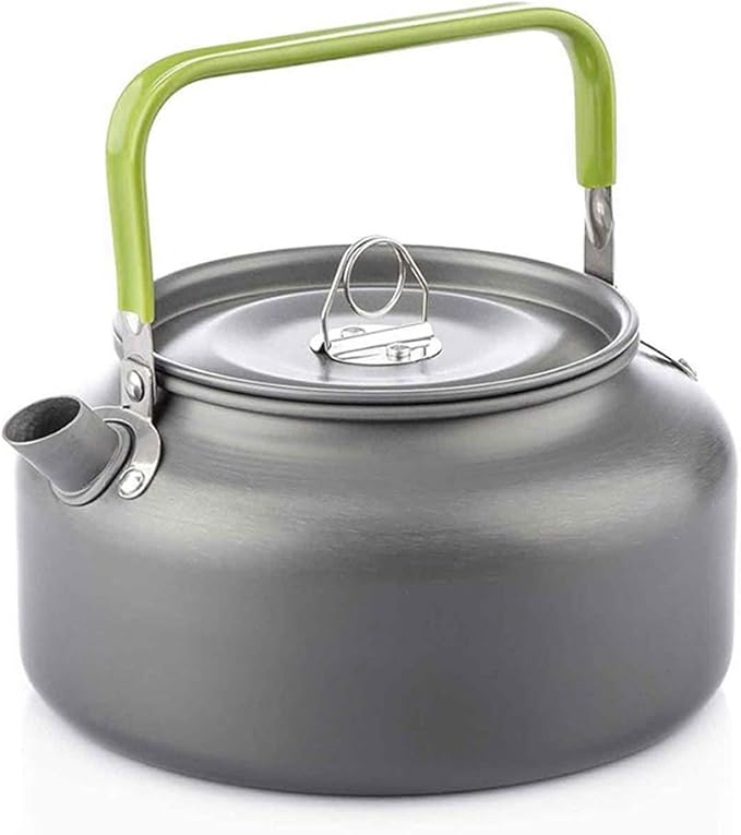 Doorslay Outdoor Camping Kettle, Aluminum Alloy Tea Kettle with Carrying Bag, Compact Lightweight Coffee Pot, 0.8L/1.1L/1.2L/1.6L Optional