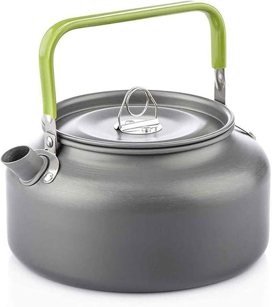 Doorslay Outdoor Camping Kettle, Aluminum Alloy Tea Kettle with Carrying Bag, Compact Lightweight Coffee Pot, 0.8L/1.1L/1.2L/1.6L Optional