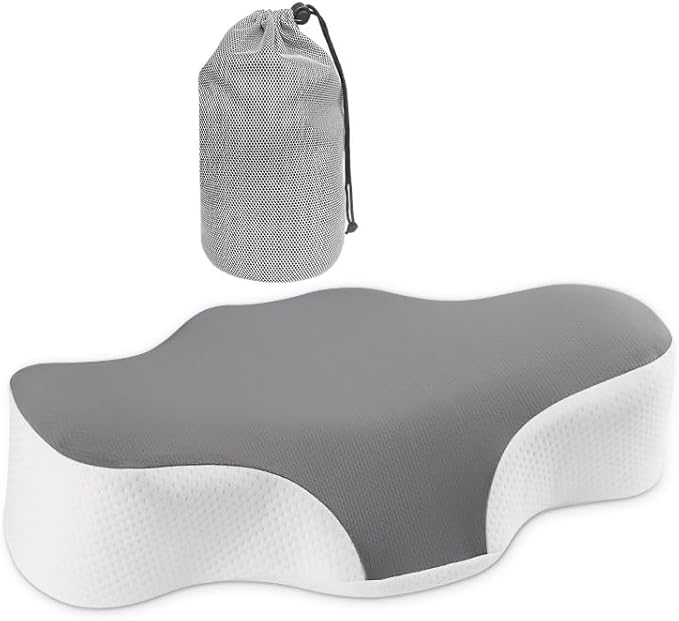 Camping Pillow Lightweight,Easy to Carry,Memory Foam Travel Pillow,Cervical Neck Pillow,Backpacking Pillow,Portable Pillow with Travel Storage Bag, Upgraded Alternative to Inflatable Pillows