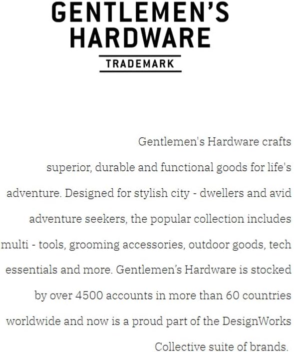 Gentlemen's Hardware - Axe Multi-tool Kit, 10-in-1 Uses, Great for Outdoor Activities & DIY Projects, Stainless Steel, Versatile, Convenient