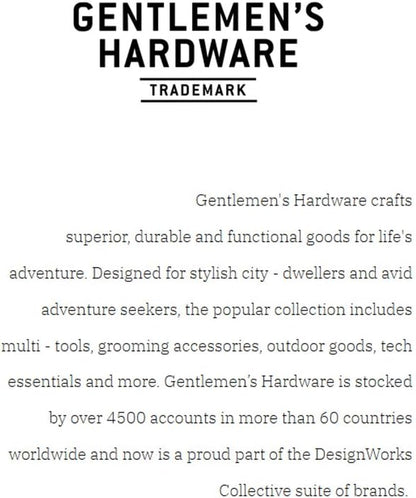 Gentlemen's Hardware - Axe Multi-tool Kit, 10-in-1 Uses, Great for Outdoor Activities & DIY Projects, Stainless Steel, Versatile, Convenient