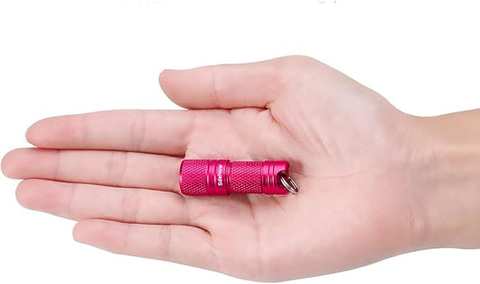 SdeNow Mini flashlight keychain EDC 200 lumens USB micro rechargeable pocket waterproof flashlight