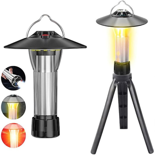 Outdoor Portable Camping Lights，LED Rechargeable Flashlights Magnetic, USB Pocket Flashlight with 3 Modes, Waterproof,Small Tactical Flashlights for Camping Travel Emergency