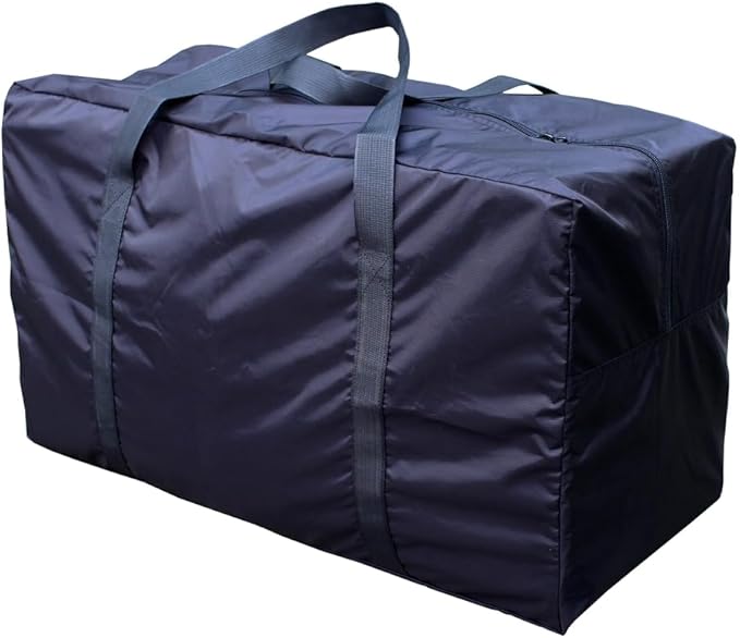Extra Large 30" Moving Bag Totes Heavy Duty Reusable Inflatable Kayak Storage Carry Bag Lightweight Nylon Luggage Bag for Travelling,College Dorm, Camping, Christmas Decorations Storage