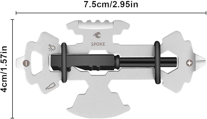 12 in 1 Keychain Multi-tool, Gifts for Men Boyfriend Dad, Father's Day Birthday Gifts, Mini EDC gadgets Tool Gear Bottle Opener for Camping Survival