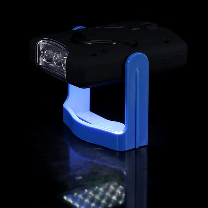 Tgoon LED Flashlight, Durable Duty Stroller Hook 3.4cm/1.33" with PVC 3 X AAA Batteries for Usual Home Use