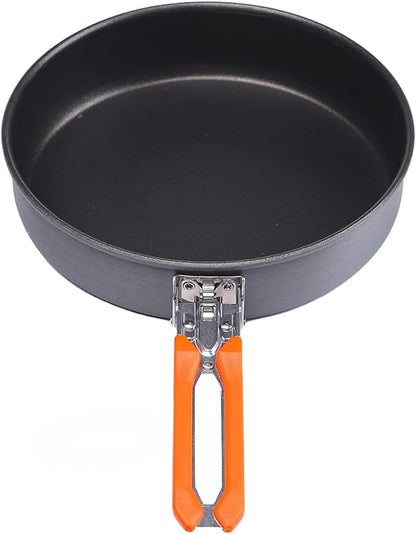 Fire-Maple 7.6 Inch Camping Frying Pan w/Nonstick Coating | Durable Lightweight Camping Skillet for Cooking Egg Steak | Outdoor Kitchen Equipment Gear | Portable Backpacking Cooking Pan