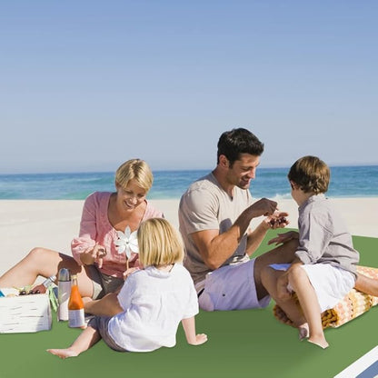 Beach Blanket Large Size 82"x78" Sand Free Waterproof Quick Drying Outdoor Camping for 3-6 Adults,Soft Comfortable Durable for Camping Beach Park Travel Family