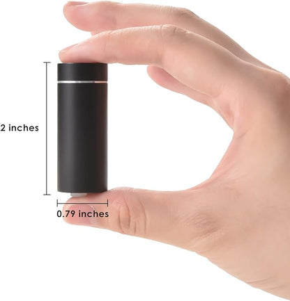 Mini Flashlight, Pocket Handheld Wrist Watch Flash Light, 200 Lumens Adjustable Brightness LED Torch, Powered Rechargeable Battery USB C Cable for Dog Walking Camping