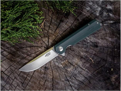 Firebird GANZO FH11 Top Pocket Folding Knife D2 Steel Blade Anti-slip G10 Handle with Clip Hunting Gear Fishing Camping Outdoor Folder EDC Pocket Knife (Green)