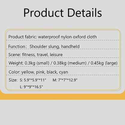 Gym Bag for Women, Waterproof Travel Bag with Wet Clothes Compartments and Adjustable Strap, Small Duffel Bag for Sports, Gyms and Weekend Getaway