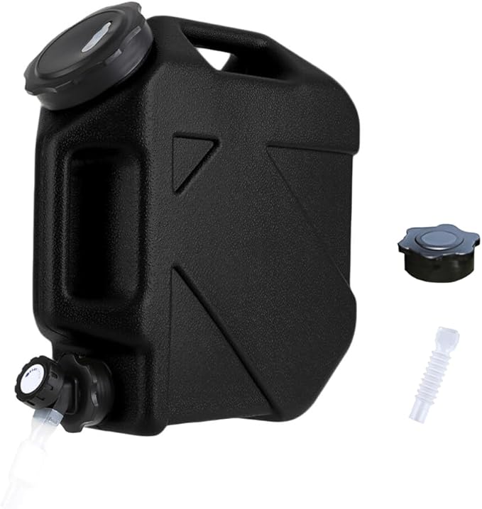 Water Container with Spigot - 2.6Gallon/3.2Gallon Water Jug Portable Camping Water Tank BPA Free - Emergency Water Storage for Camp Outdoor Hiking