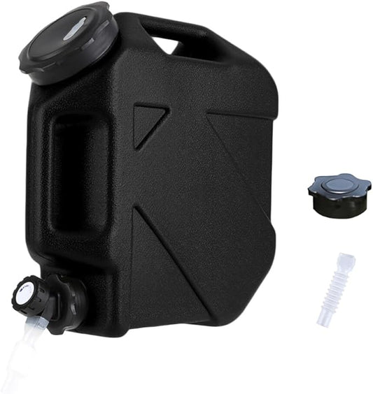 Water Container with Spigot - 2.6Gallon/3.2Gallon Water Jug Portable Camping Water Tank BPA Free - Emergency Water Storage for Camp Outdoor Hiking