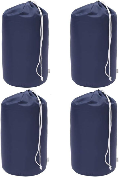 Durable Drawstring Water Resistant Dust Flap Stuff Sack Bag 4-Pack