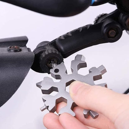 Survival Multi-tool Card and Snowflake Tool Camping Tool EDC Kit Hunting Fishing Hiking Gear