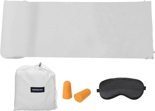 PATIKIL Sleeping Bag Liner Lightweight Soft Travel Camping Sheet Sleep Sack Compact Sleeping Bags Set with Carry Bag for Backpacking Camping Travel Hotel