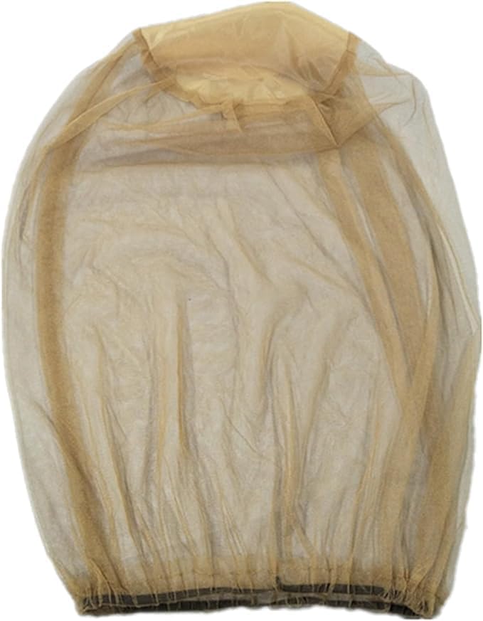 Golden Mosquitoes Head Net Mesh Face Neck Fly Netting Hoods from Protections Screen Net for Camping Travel Hiking Mosqui Fishing Hats Accessories