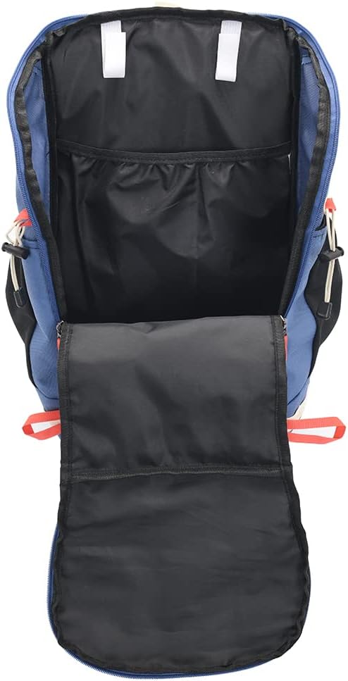 Bseash 40L Waterproof Hiking Camping Backpack with Rain Cover, Outdoor Sport Travel Daypack Rucksack for Skiing Cycling (Blue)