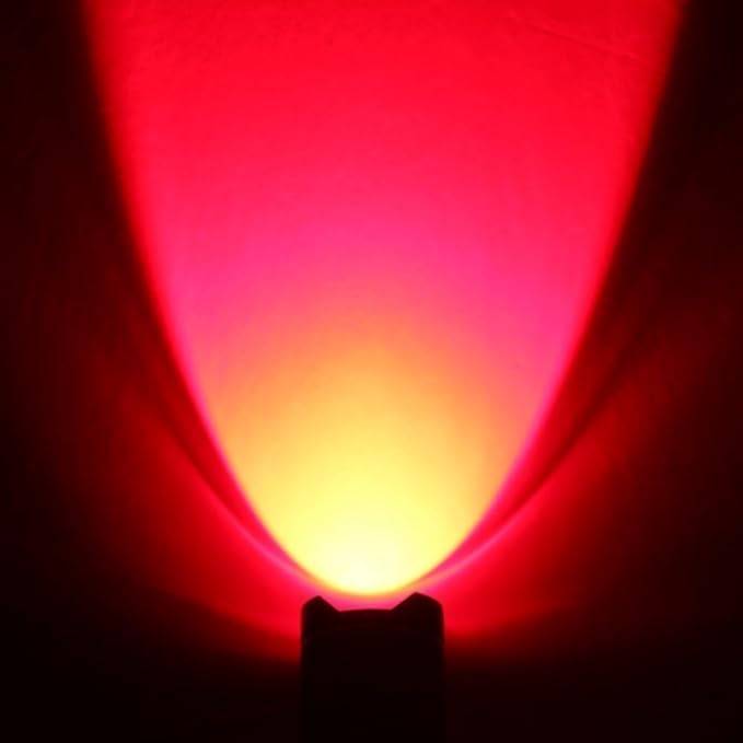 2 Pack Red Light Flashlight Red LDE Flashlight Red Flashlight Night Vision Flashlight for Astronomy, Night Observation and Outdoor Activities(2 PCS)