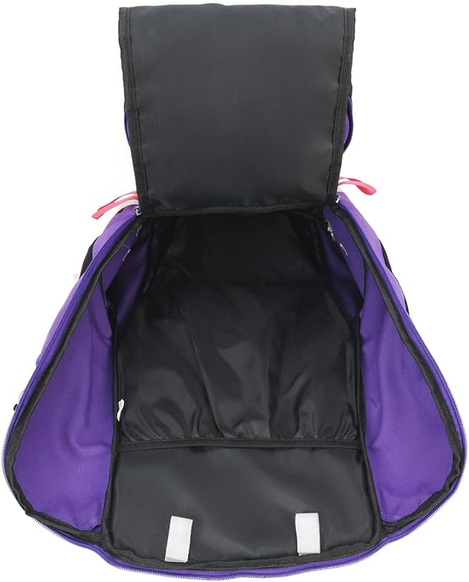 Bseash 40L Waterproof Hiking Camping Backpack with Rain Cover, Outdoor Sport Travel Daypack Rucksack for Skiing Cycling (Purple)