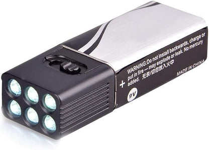 LIXADA LED Handheld Flashlight Super Bright Mini LED Handheld Flashlight Pokect Battery Light Torch for Outdoor Camping, Hiking, Hunting, Fishing (Black-4pcs)