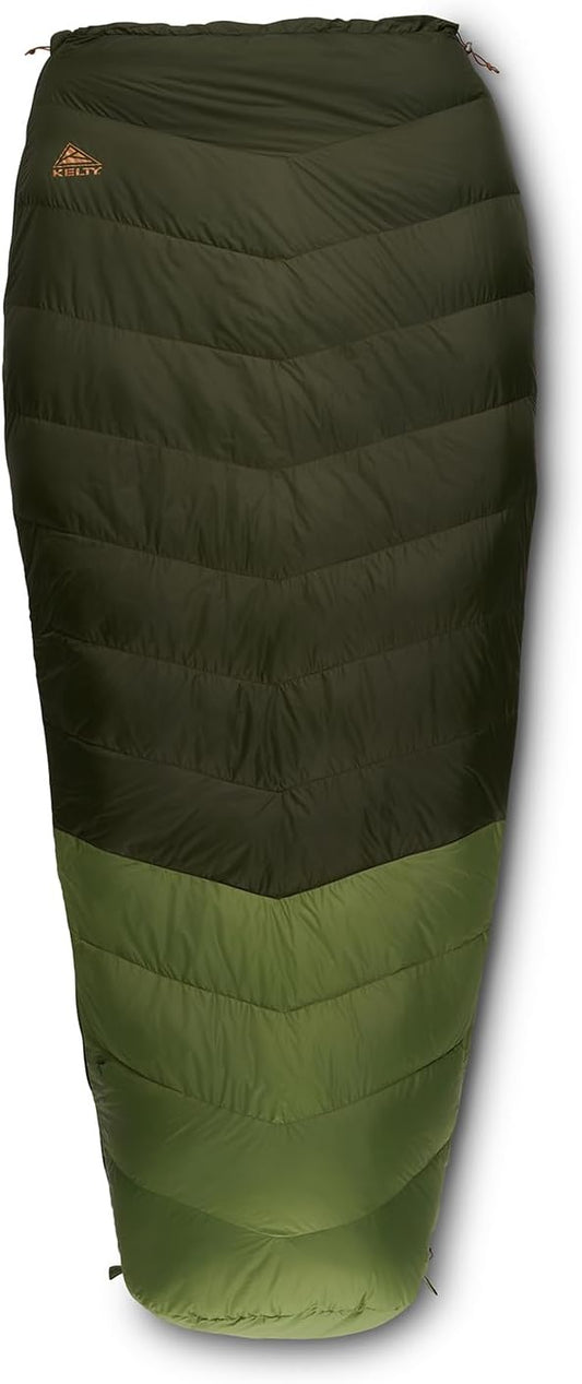 Kelty Supernova Down Sleeping Bag, Compact + Lightweight, Roomy Shape for All Body Types and Sleep Positions, Recycled Shell Fabrics