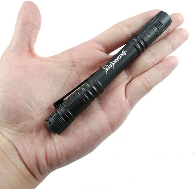 2PCS LED Pen Light Pocket Flashlight, Ultra Bright Mini Small Flashlight with Clip for Inspection, Nurses, Emergency