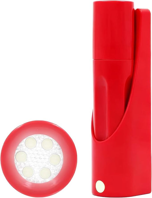 Flashlights, Wall-Mount LED Handheld Light with 6 Ultra Bright LED Flashlight,Ideal for Emergency Preparedness, Power Failure, Outdoor, Camping, Night Light, Hotel
