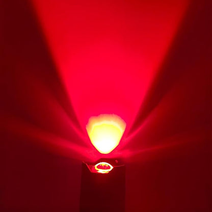 LED Red Light Flashlight High Power Single Mode for Astronomy Night Observation Aviation Outdoor Activities, 2-Pack