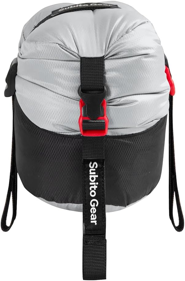 Ultra-Light Compression Stuff Sack, 70D Nylon Sleeping Bag Stuff Sack 1L/5L/7L/17L/25L Compression Bag Space Saving Gear for Camping Hiking Backpacking