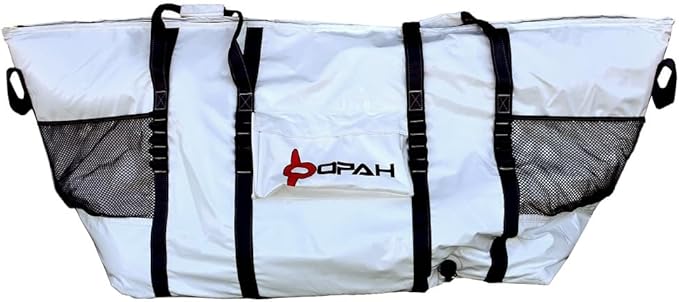 Opah Gear Fathom 7 Insulated Fish Kill Cooler Bag for Cow Tuna, 82" L x 30" W x 36" H, Heavy Duty, Marine-Grade Vinyl, UV Resistant, Camping & Fishing