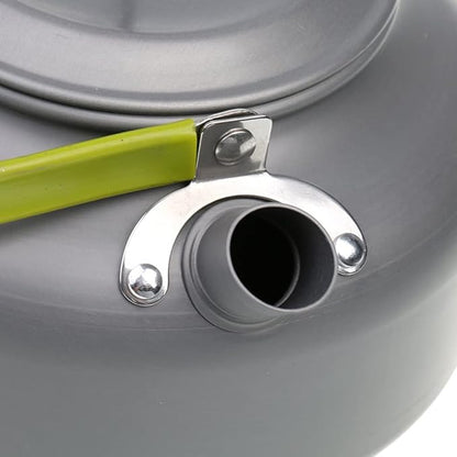 Lixada Camping Kettle 0.8L/1.2L/1.6L for Boiling Water, Coffee Pot Tea Kettle Aluminum Alloy Teapot with Silicon Handle Carry Bag for Hiking Outdoor Picnic