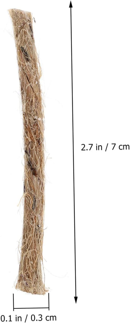 20pcs Kindling Jute Twine Fire Starter Fire Starter Twine Camping Fire Eco Fire Lighter Jute Rope Fire Starter Fire Rope Starter Wax Wicks Supplies Outdoor Rope Travel