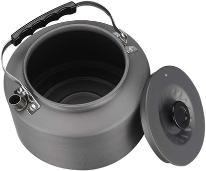 Bulin 2.2L Camping Kettle Camp Tea Coffee Pot Large Outdoor Hiking Kettle Pot Portable 2.4 Quart Camping Tea Kettle