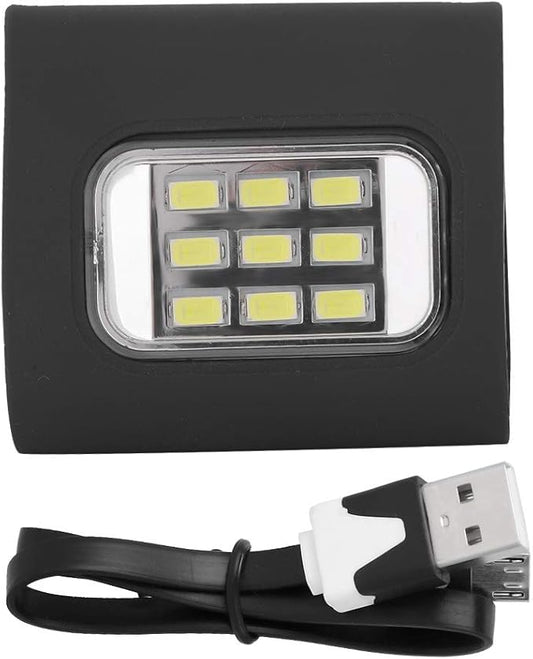 Running Light, Portable COB Night Light USB Rechargeable Safety Light with 4 Modes for Runners, Camping, Hiking