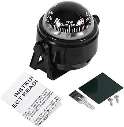 Keenso Waterproof Sea Marine Bracket Mount Voyager Hiking and Camping Fits Boat Caravan Truck