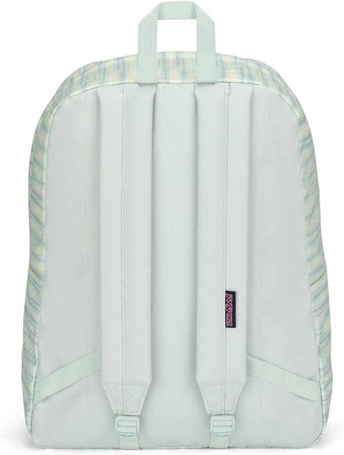 JanSport SuperBreak One Backpacks - Durable, Lightweight Bag with 1 Main Compartment, Front Utility Pocket with Built-in Organizer - Premium Backpack - 70S Space Dye Fresh Mint