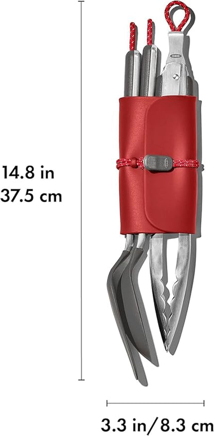 OXO Outdoor 4-Piece Camping Utensil Set