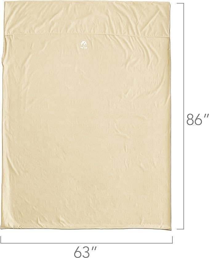 Pike Trail Sleeping Bag Liner – Travel and Camping Sheet, Lightweight and Compact Insert with Full Length Zipper and Guarantee