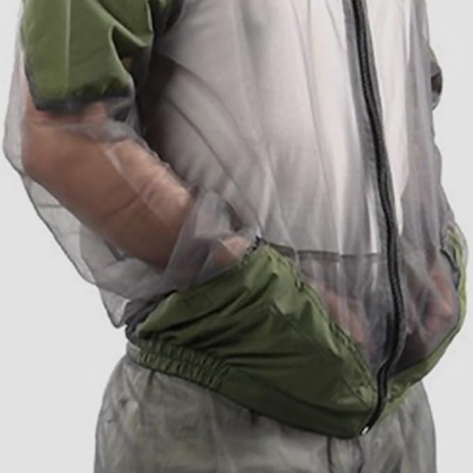 Kids Mosquito Suit Outdoor Net Clothing Mosquito Insect Bug Proof Clothing Insect Mesh Protection Clothing Mesh Insects Net Gloves mosquito suits for adults,bug suit Grey （ XL ）