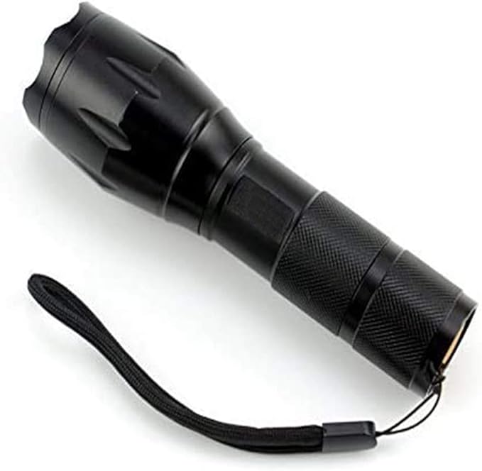 MODOAO 1500LM LED Waterproof Tactical Flashlight with 5 Light Modes for Hiking, Camping, Emergency (1 Pack)