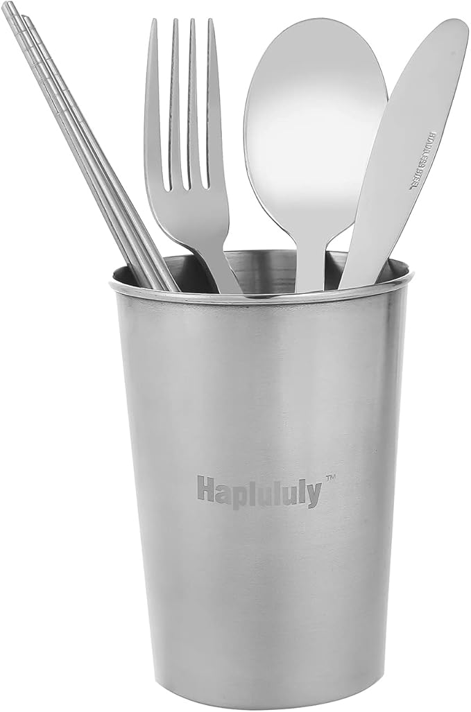 Camping Mess Kit - for camping 1 to 2 person boy scout Camp Dishes camping cooking utensils accessories plates Dinnerware Set Outdoor